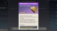 Philosophies of Freedom in Genshin Impact
